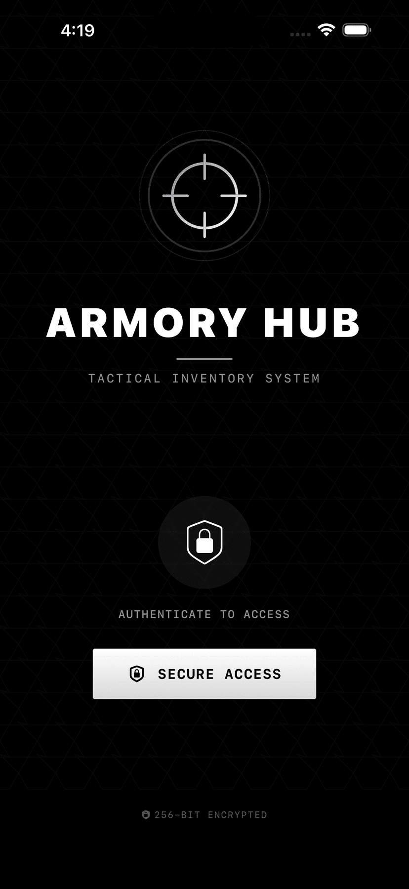 Authentication Screen